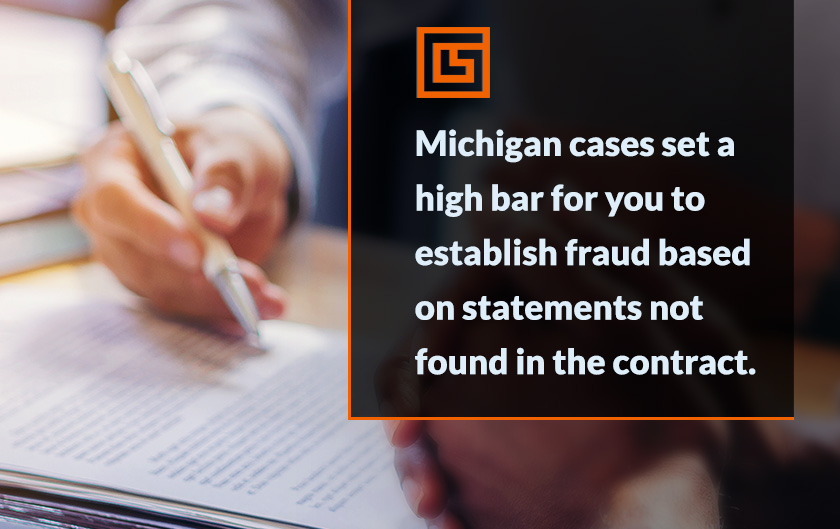 text-Michigan cases set a high bar