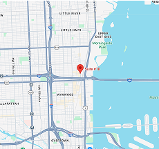 Map for Miami office