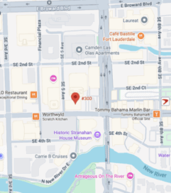 Map for Fort Lauderdale office