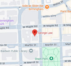 Map for Birmingham office